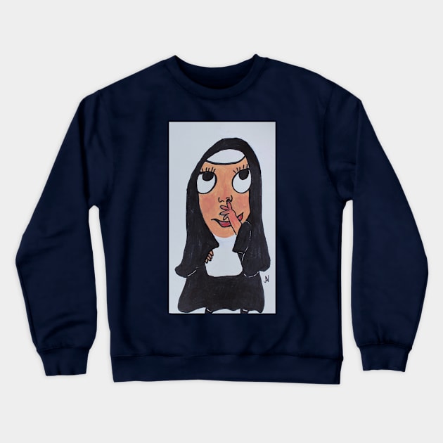 Sister Susie Nose Crewneck Sweatshirt by JanArt